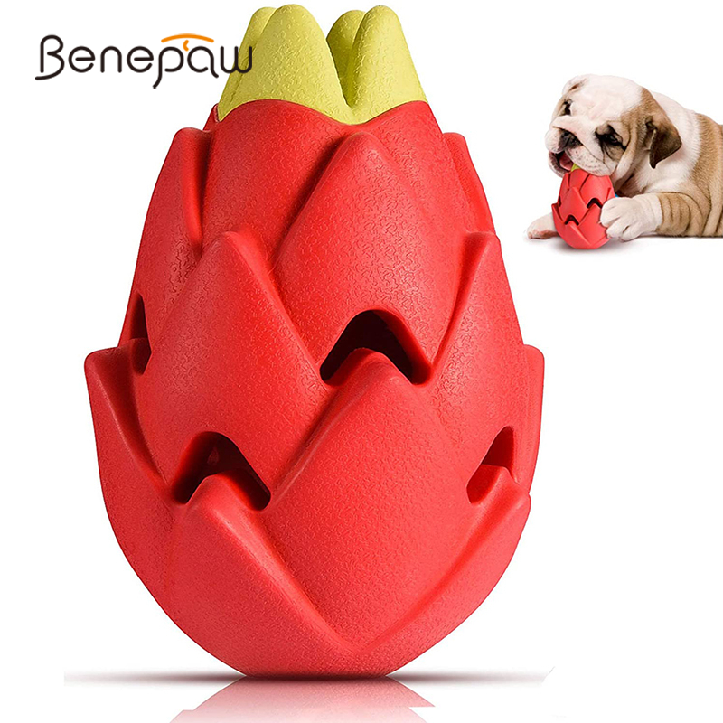 Indestructible Dog Chew Toy - Benepaw Indestructible Pitaya Dog Chew Toys