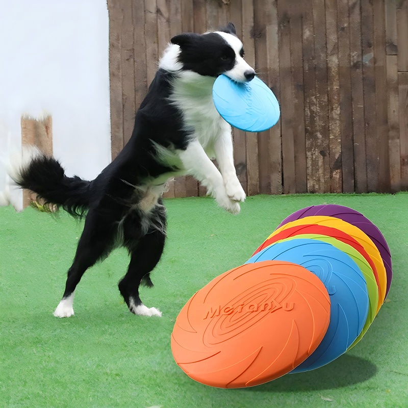 Flying Disc Dog Training Toy - Silicone Flying Disc Toys Multifunction Pet