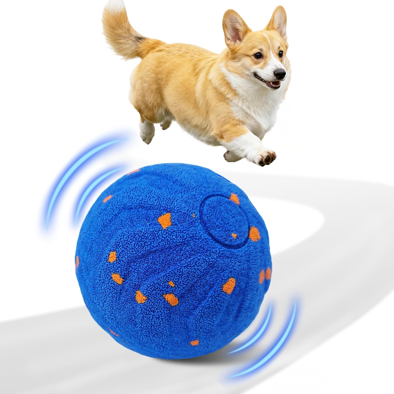 Automatic Moving Dog Ball - Interactive Dog Ball, Automatic Moving Interactive