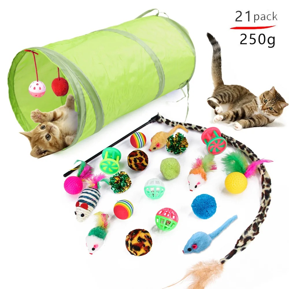 Catnip Interactive Plush Mouse - Boredom Relief Cat Interactive Toys Pack