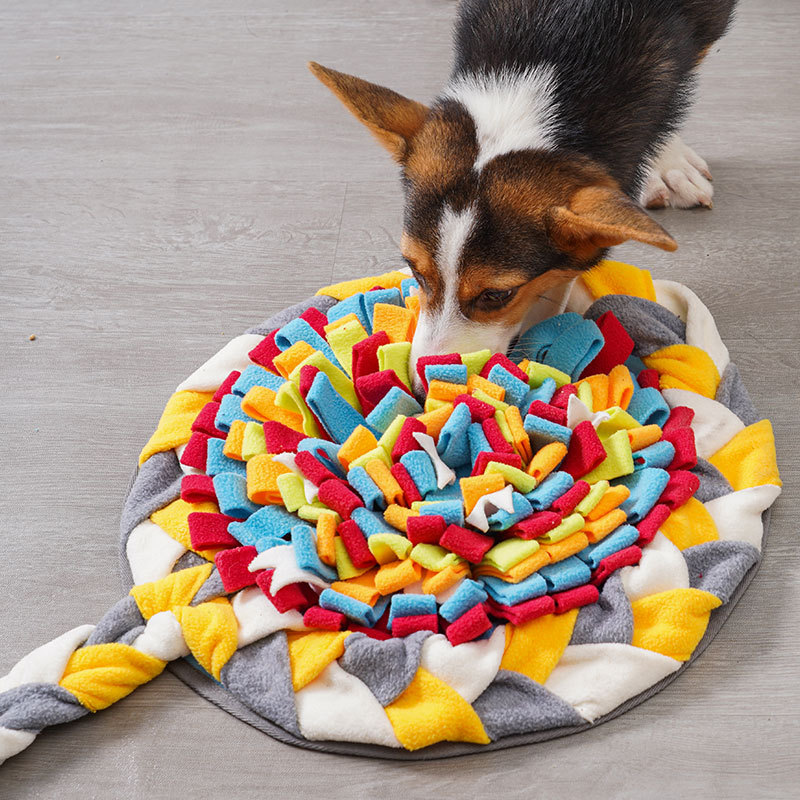 Dog Puzzle Feeder Toy - Dogs Snuffle Mat Enrichment Feeding &