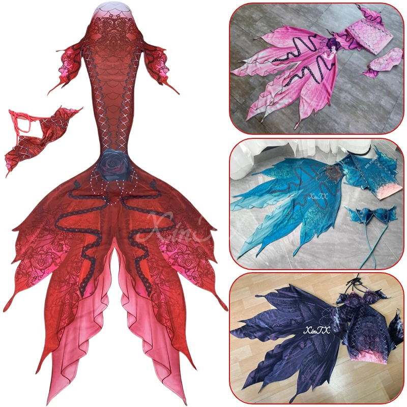 Aquarium - Mermaid Tail Dark Gothic Style Adult