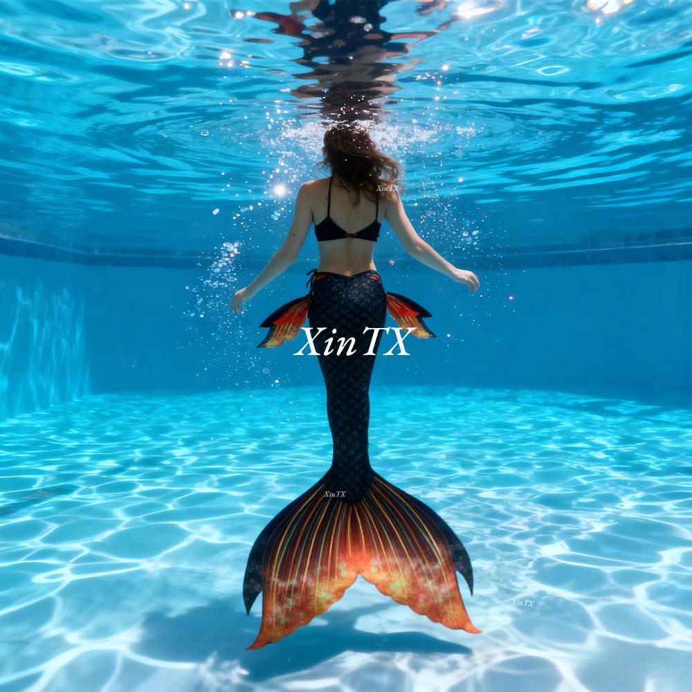 Aquarium - Adult Mermaid Tail Swimsuit with Matching