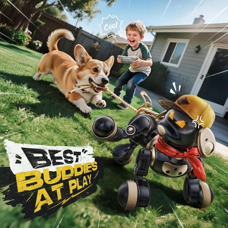 Dog Toys - Smart Remote Control Robot Dog Toy