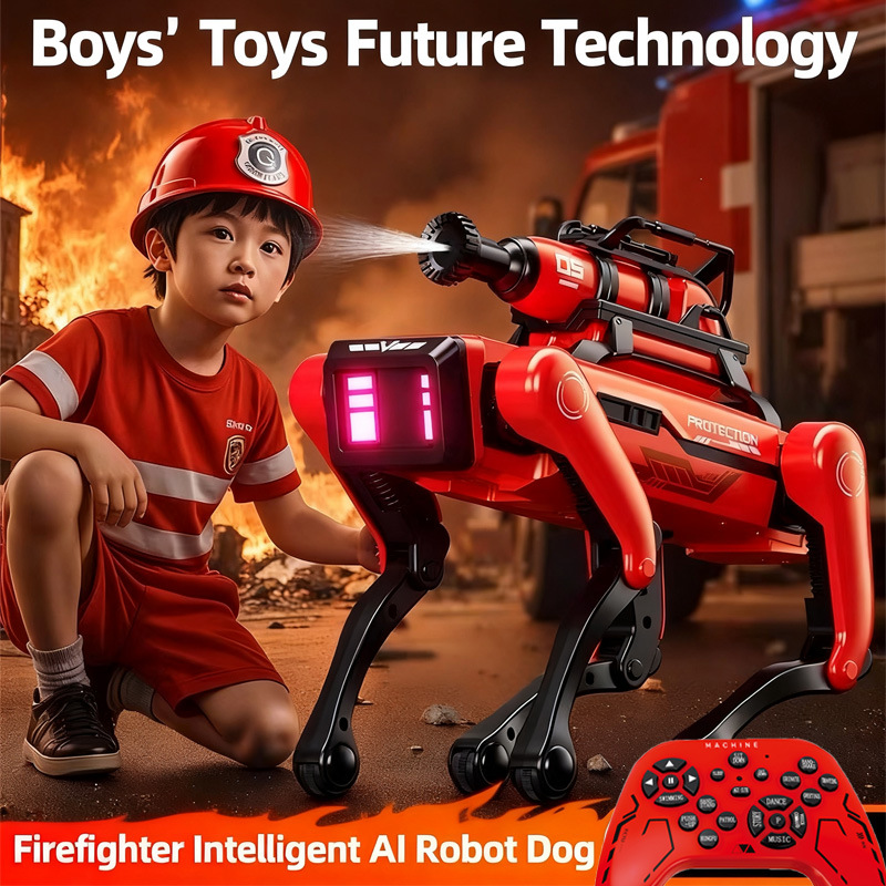 Dog Toys - AI Robot Dog Intelligent Firefighting Robot
