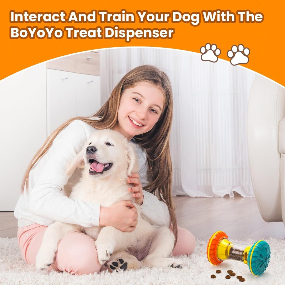 Quiet Rolling Treat Dispensing - Rubber Treat Dispensing Dog Toy 评论和价格