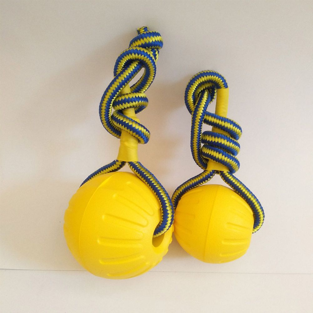 7cm/9cm Yellow Indestructible  - Suction Cup Dog Tug Toy 评论和价格