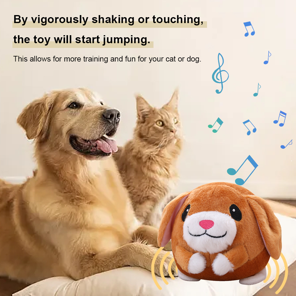 Plush Automatic Bouncing Toys  - Automatic Moving Dog Ball 评论和价格