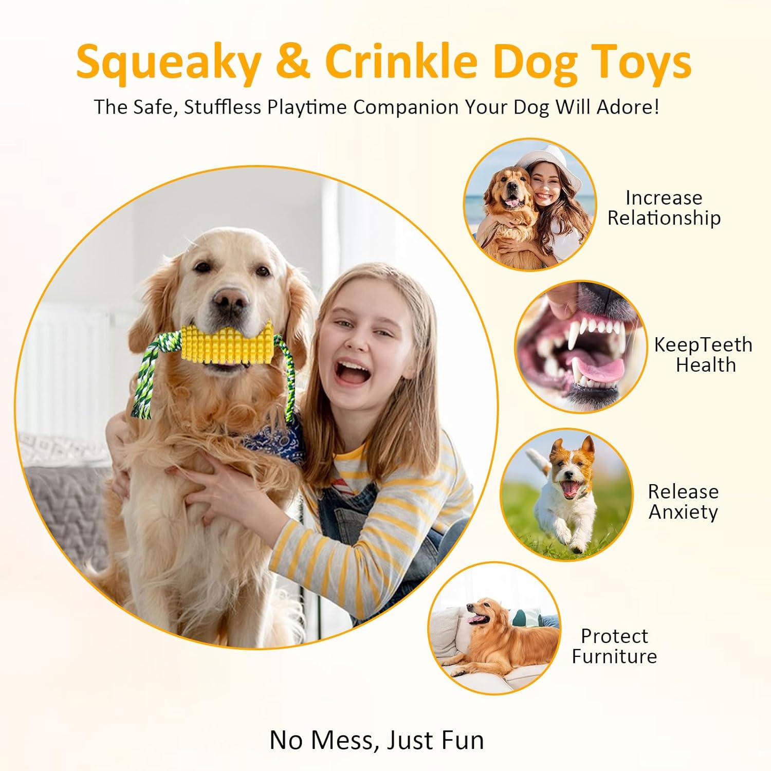Corn-Shaped Dog Chew Toy for A - Dog Rope Toy Aggressive Chewers 评论和价格