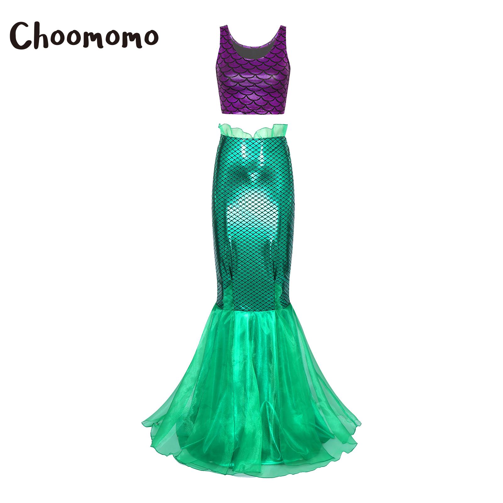 Women Halloween Mermaid Cospla - Aquarium 评论和价格