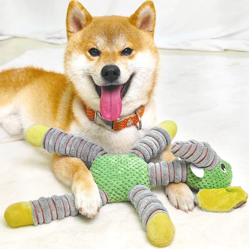 Animals Shape Pet Soft Plush C - Indestructible Dog Chew Toy 评论和价格