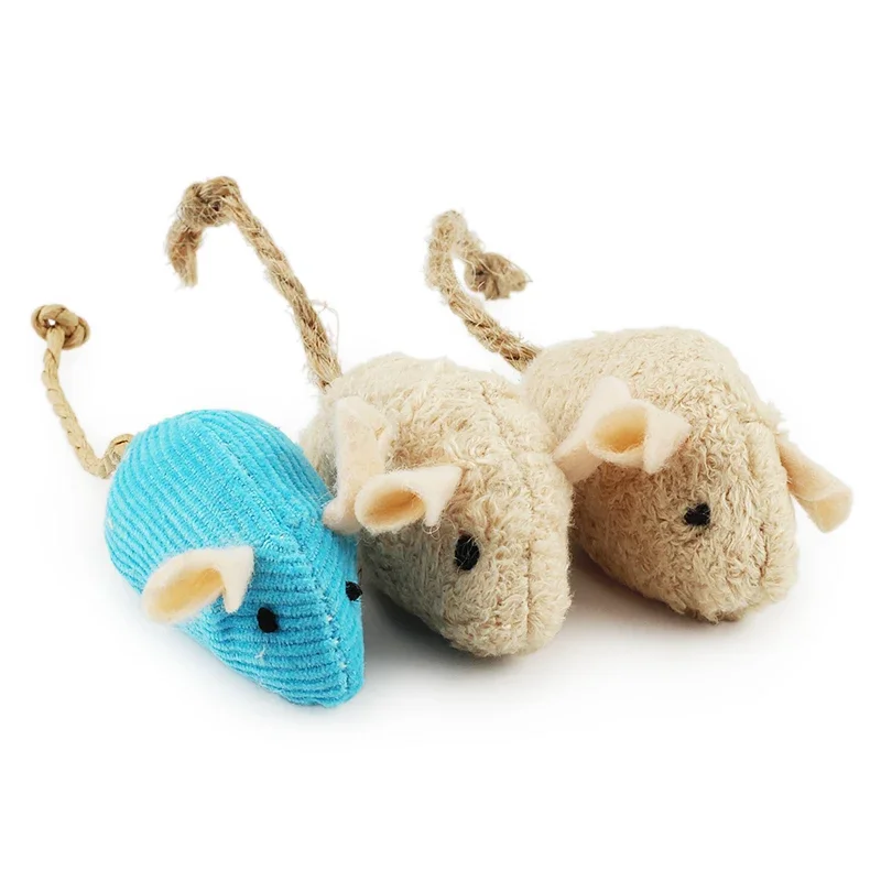 5-200Pcs Pet Toy Interactive P - Catnip Interactive Plush Mouse 评论和价格
