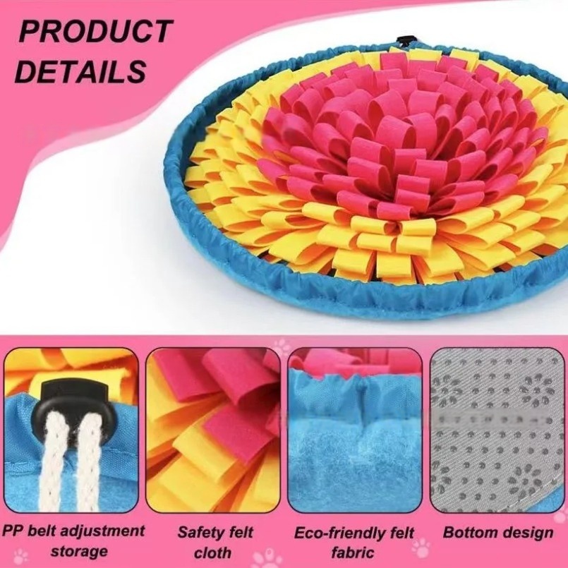New Pet Sniffing Pad Flower-sh - Snuffle Mat For Dogs 评论和价格