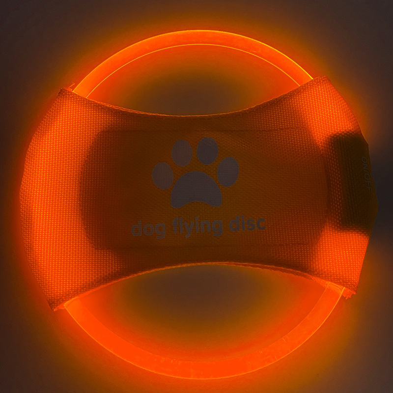LED Dog Flying Disc,LED Light  - Flying Disc Dog Training Toy 评论和价格
