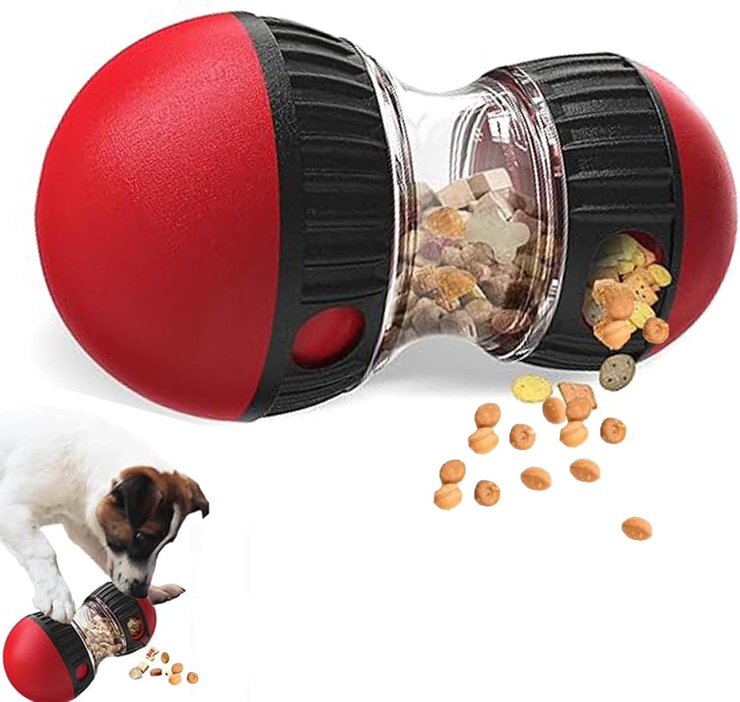 Dog Toys & Adjustable Slow Fee - Dog Puzzle Feeder Toy 评论和价格
