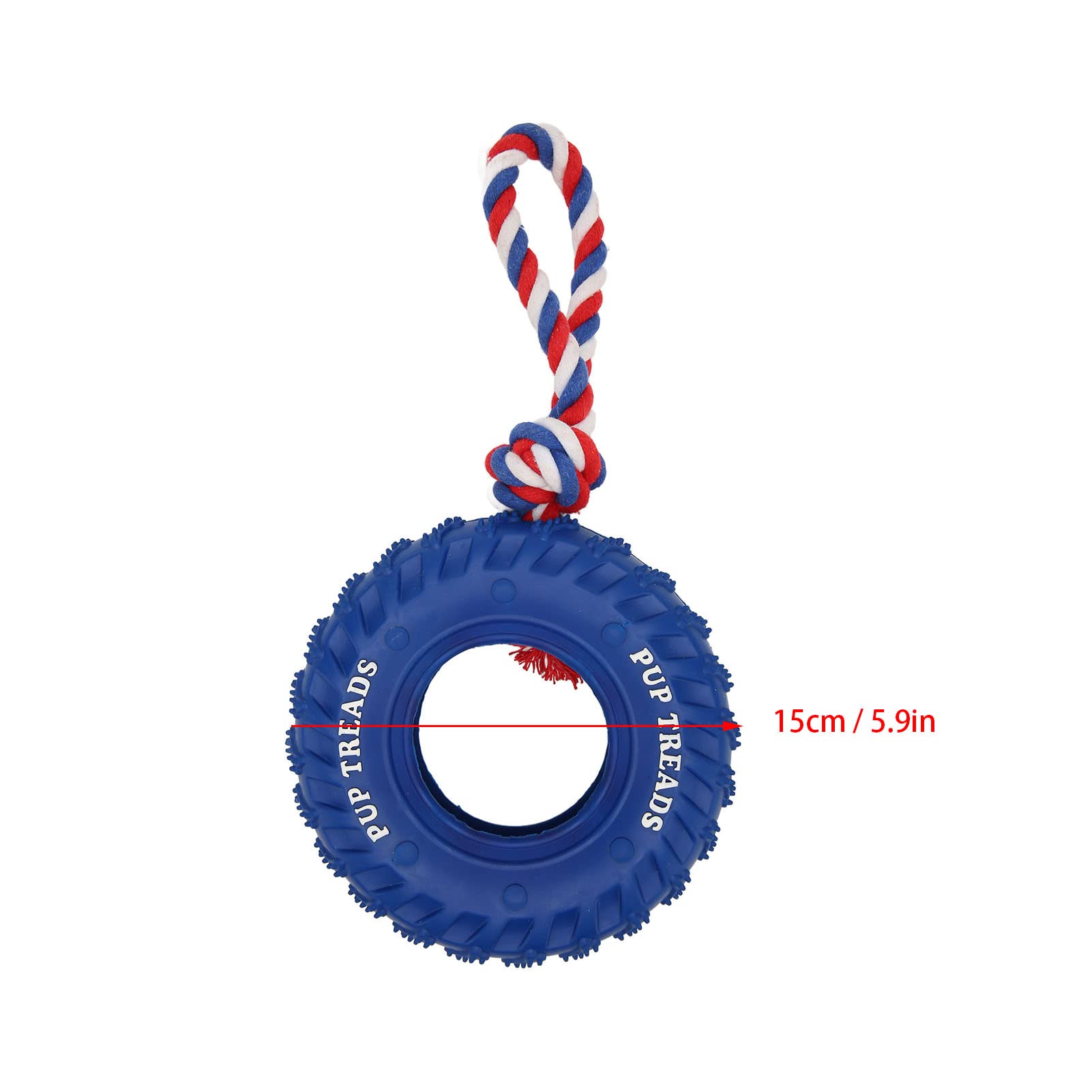 Natural Rubber Tire & Organic  - Indestructible Dog Chew Toy 评论和价格