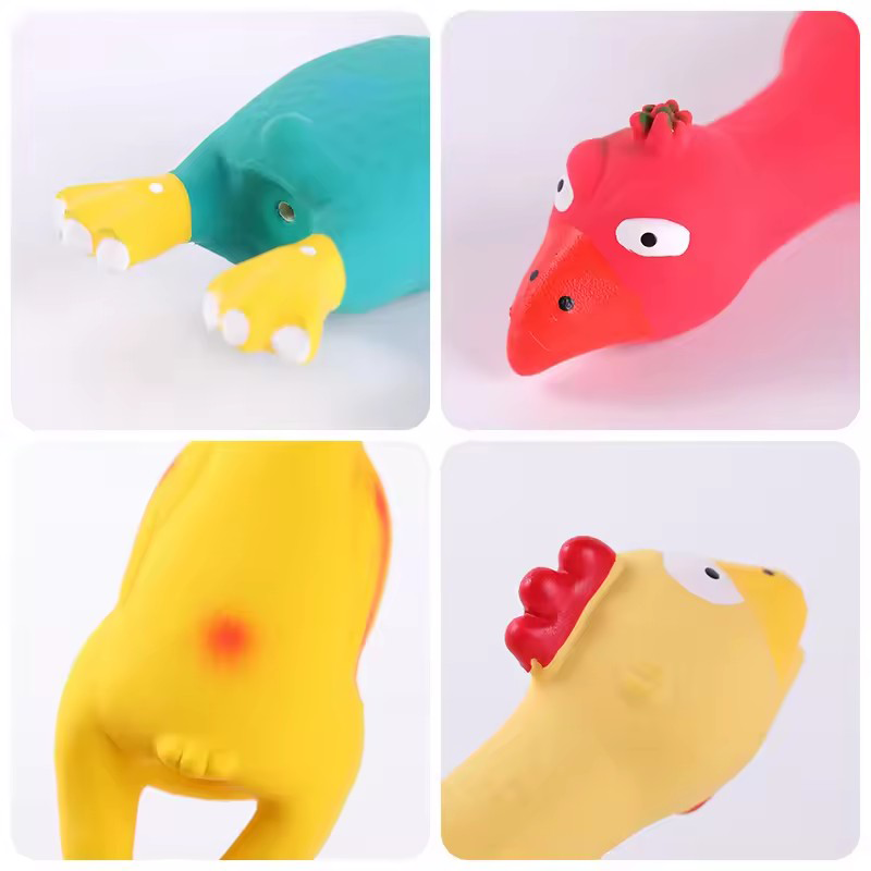 Cute Dog Squeak Toy Latex Chic - Interactive Squeaky Plush Dog Toy 评论和价格