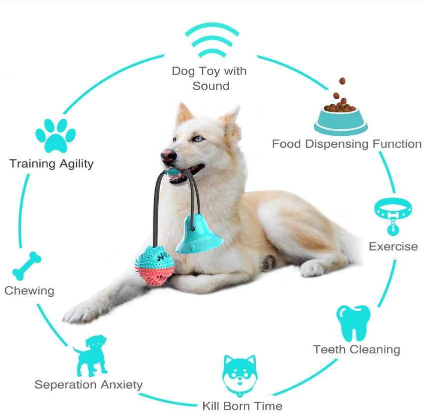 Dog Chew Toys for Aggressive C - Rubber Treat Dispensing Dog Toy 评论和价格
