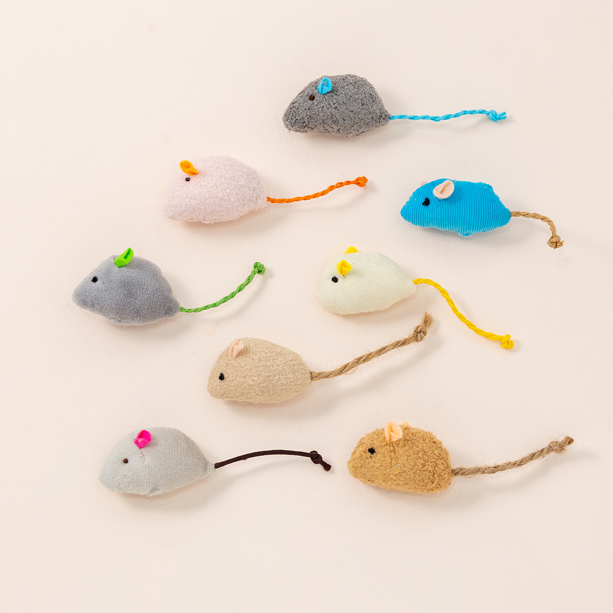 16PCS Interactive Cat Mice Toy - Catnip Interactive Plush Mouse 评论和价格