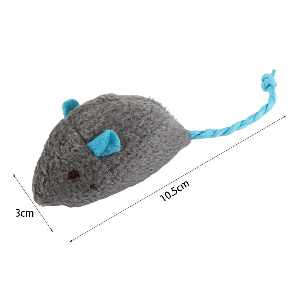 2pcs Funny Plush Soft Interact - Catnip Interactive Plush Mouse 评论和价格