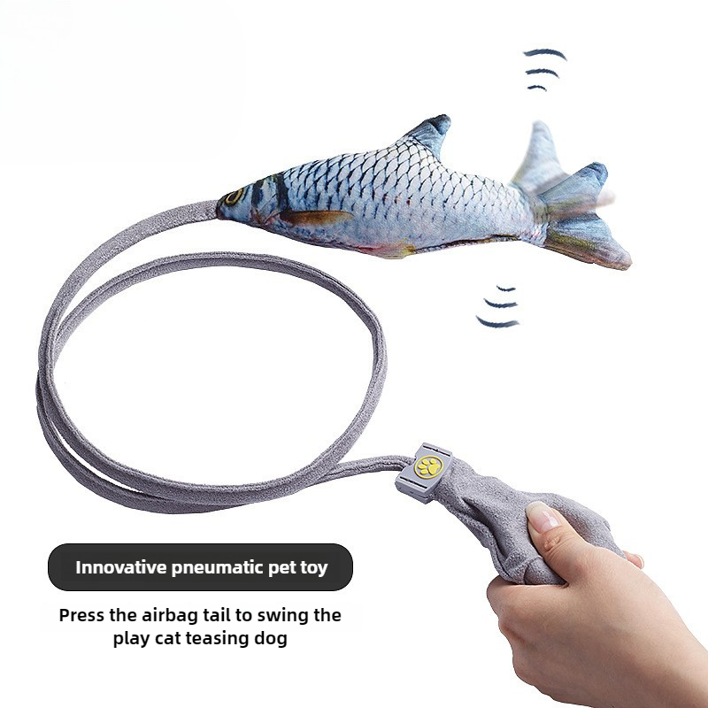 Funny Electric Moving Fish Cat - Electric Floppy Fish Dog Toy 评论和价格