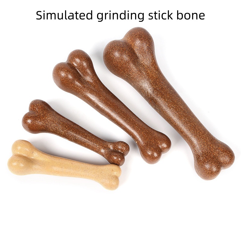 Dog Bone Chew Toy Durable Teet - Teeth Cleaning Dog Chew Bone 评论和价格