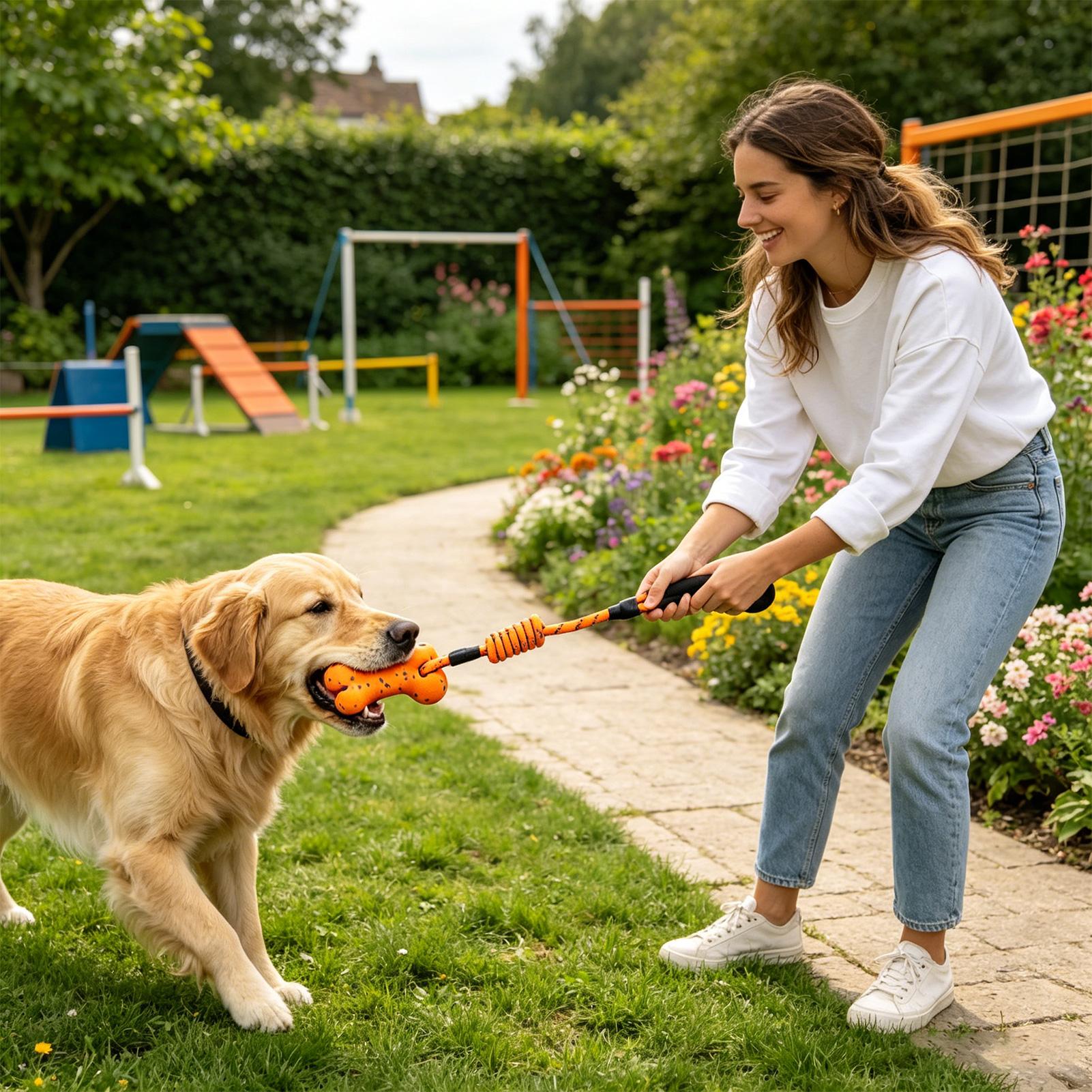 Rope Toys For Dogs Pet Interac - Dog Rope Toy Aggressive Chewers 评论和价格