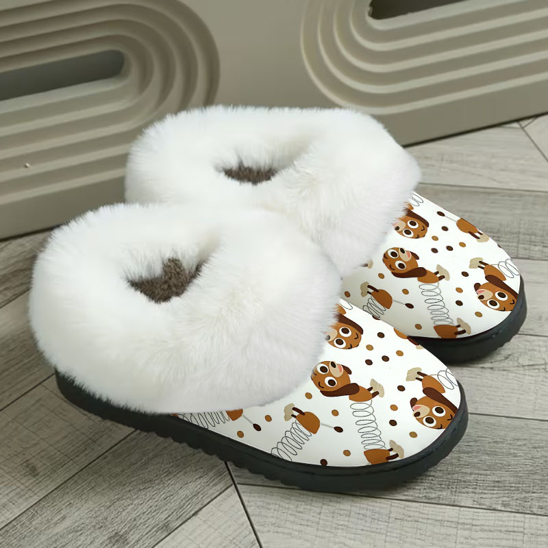 Slinky Dog Toy White Print Wom - Dog Toys 评论和价格