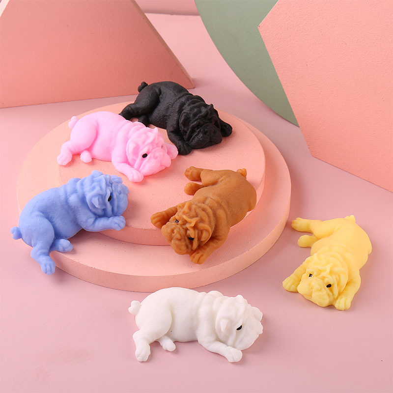 Squishy Dogs Anime Fidget Toys - Interactive Squeaky Plush Dog Toy 评论和价格