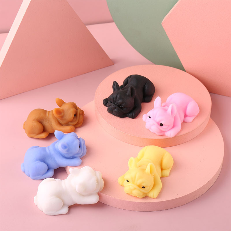 Squishy Dogs Anime Fidget Toys - Interactive Squeaky Plush Dog Toy 评论和价格