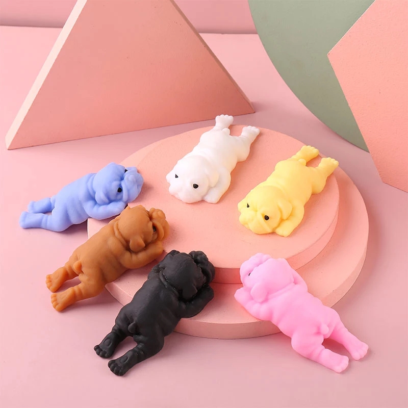 Squishy Dogs Anime Fidget Toys - Interactive Squeaky Plush Dog Toy 评论和价格