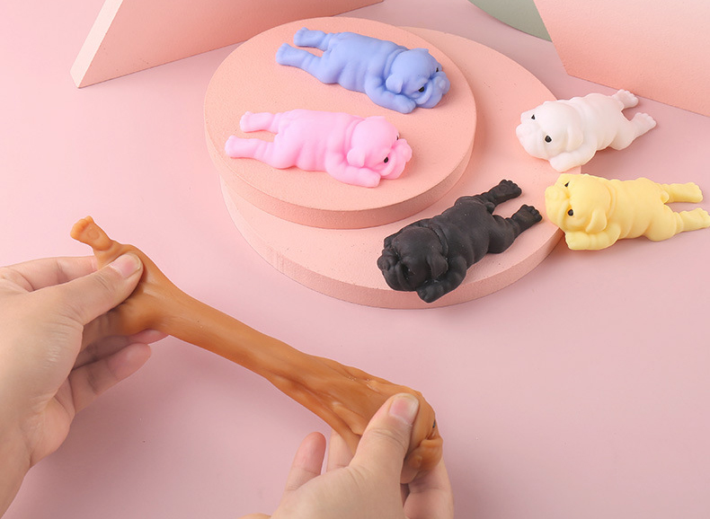 Squishy Dogs Anime Fidget Toys - Interactive Squeaky Plush Dog Toy 评论和价格