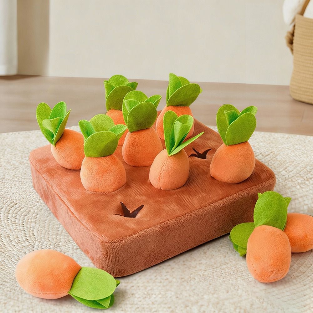 Stress Relief Carrot Snuffle M - Dog Puzzle Feeder Toy 评论和价格