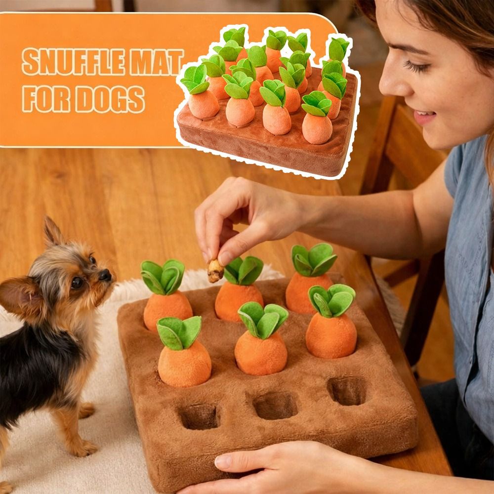 Stress Relief Carrot Snuffle M - Dog Puzzle Feeder Toy 评论和价格
