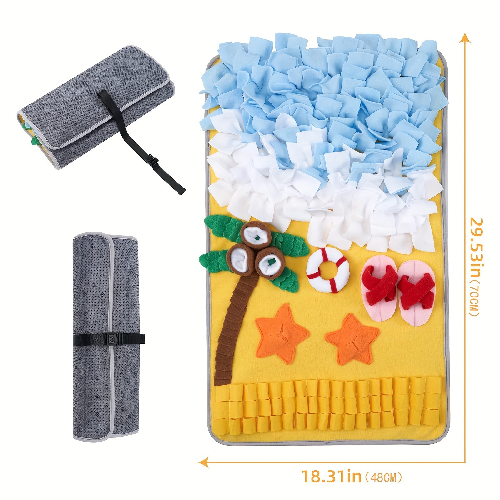 New Pet Sniffing Mat Dog Train - Snuffle Mat For Dogs 评论和价格