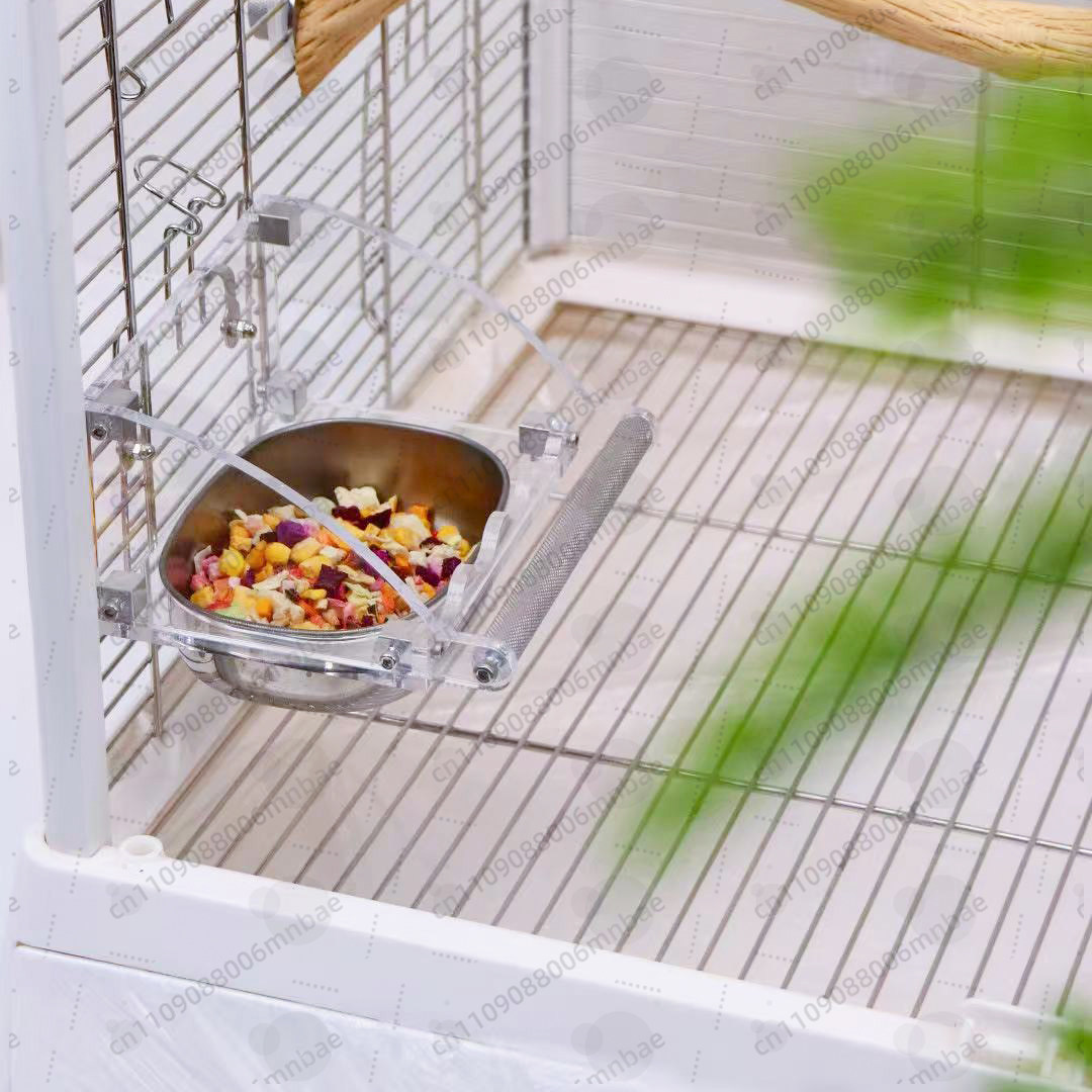 Parrot food box stainless stee - Pet Feeders 评论和价格