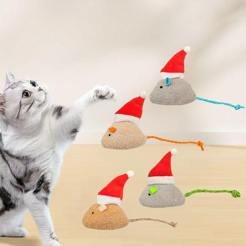 5pcs Cat Push Chew Toy Catnip  - Catnip Interactive Plush Mouse 评论和价格