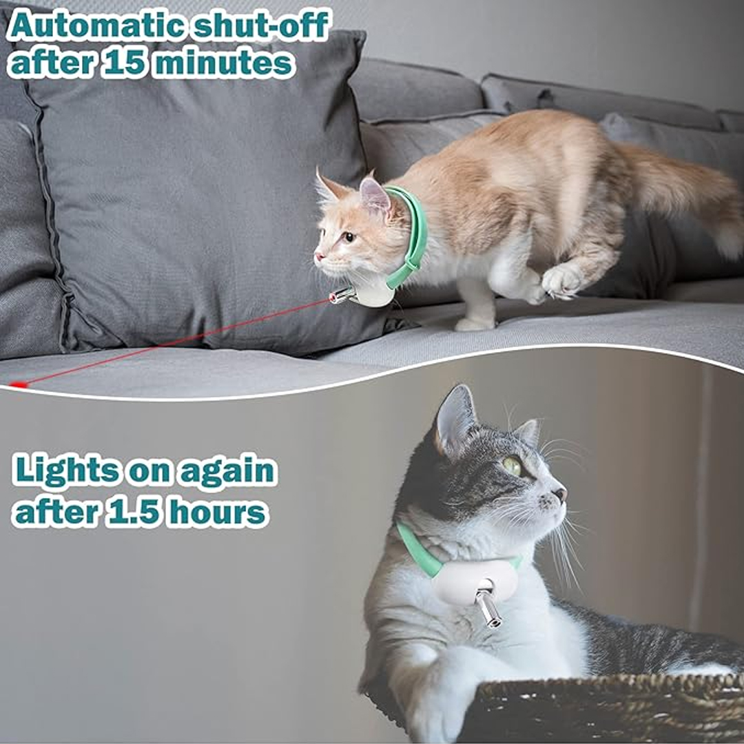 Laser Pointer Collar for Cats  - Laser Pointer Cat Toy Automatic 评论和价格
