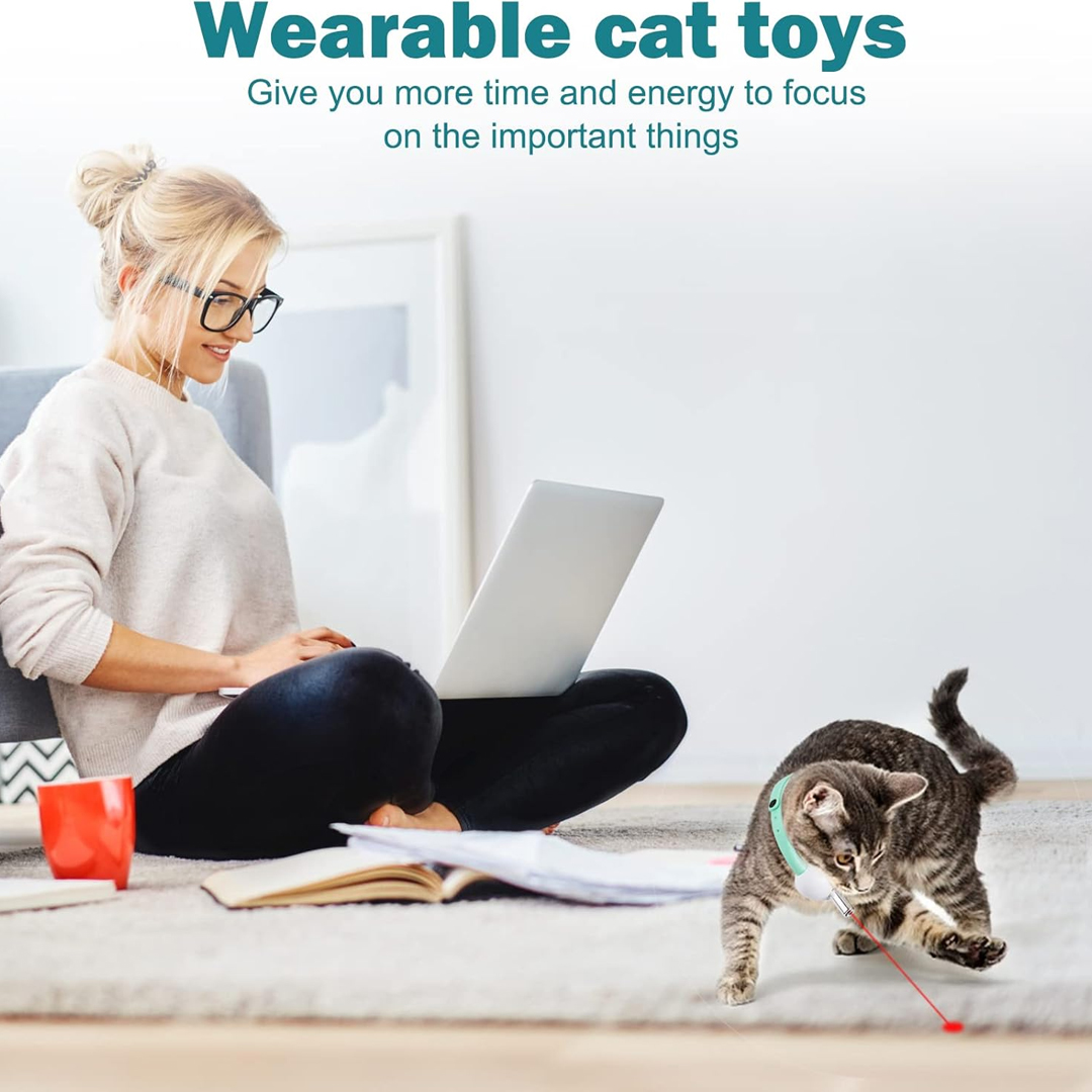 Laser Pointer Collar for Cats  - Laser Pointer Cat Toy Automatic 评论和价格