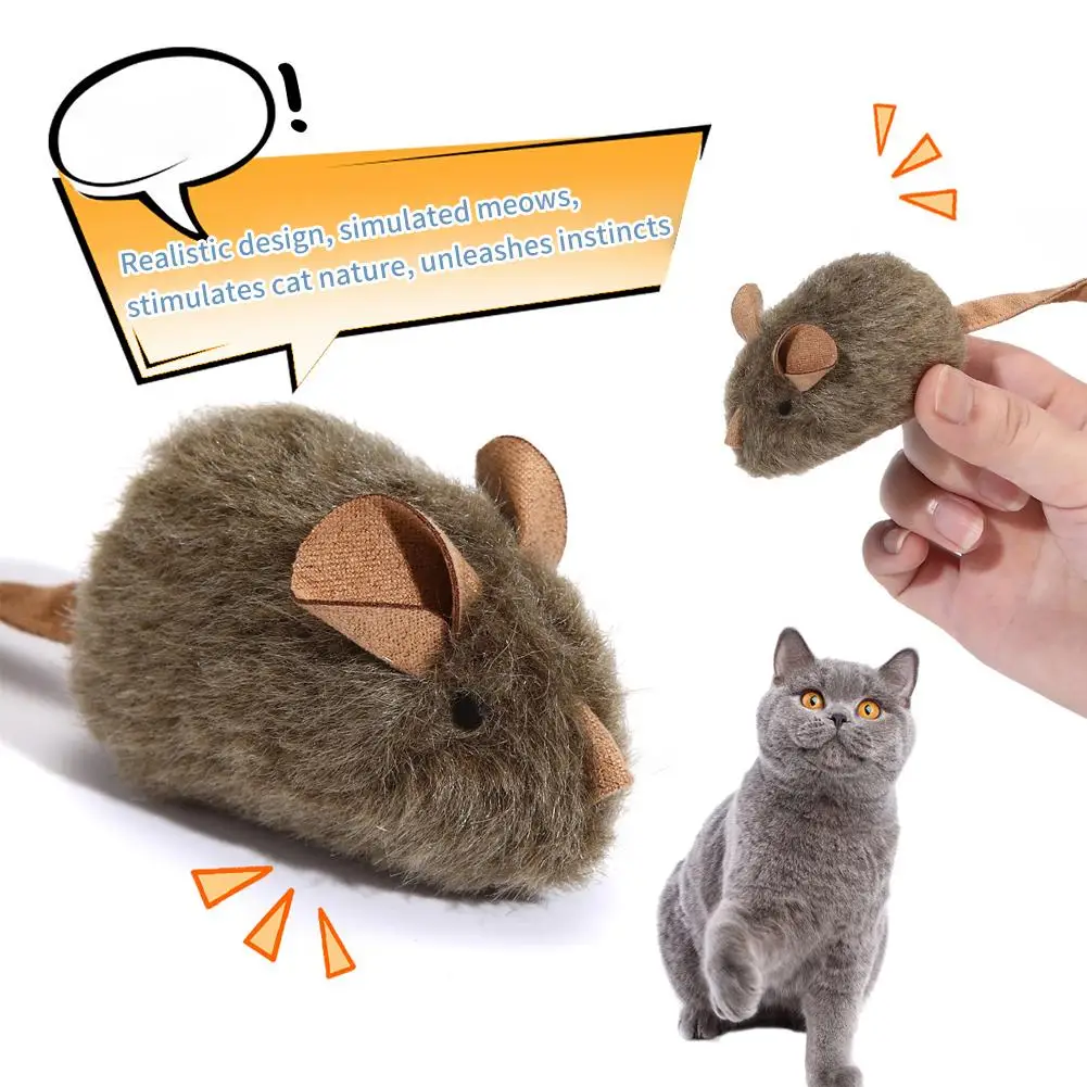 Funny Plush Mice Cat Toy Simul - Catnip Interactive Plush Mouse 评论和价格