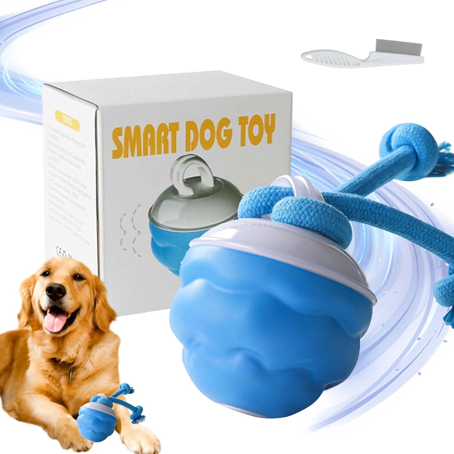 Smart Dog Toy, Automatic Movin - Automatic Moving Dog Ball 评论和价格