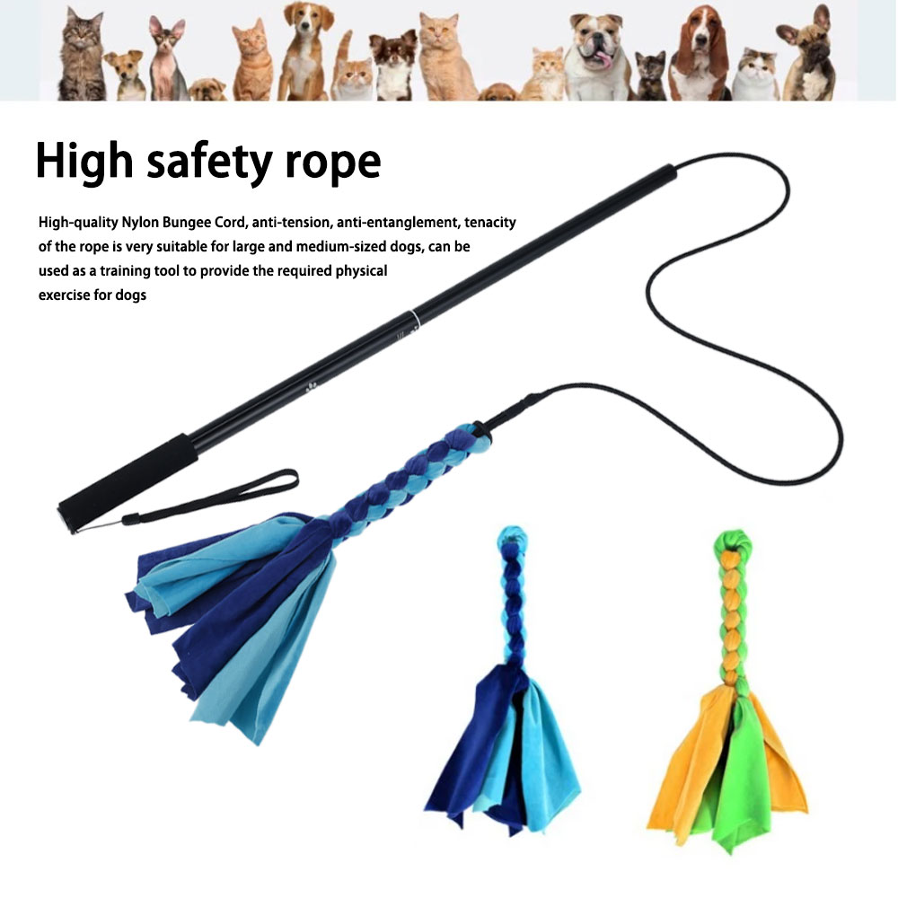 Retractable Dog Stick Interact - Interactive Squeaky Plush Dog Toy 评论和价格