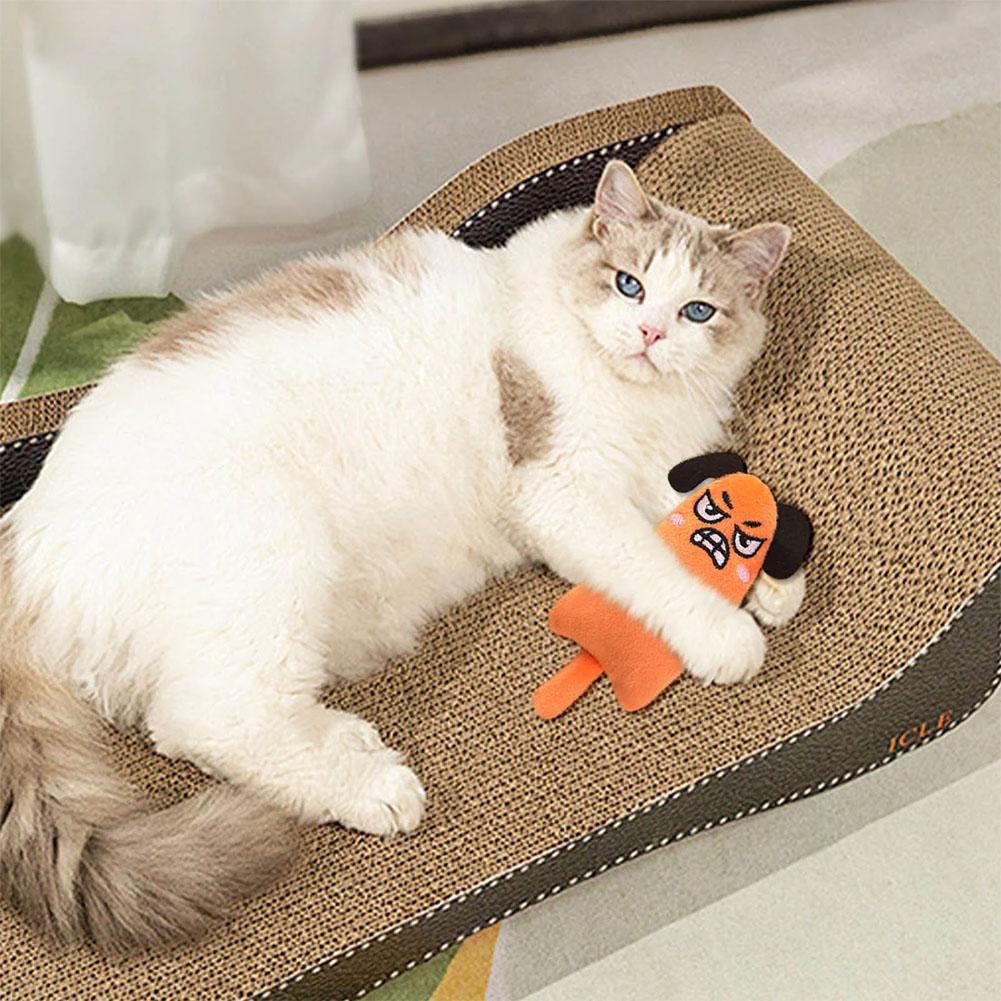 Cartoon Expression Cat Toys Pl - Catnip Interactive Plush Mouse 评论和价格