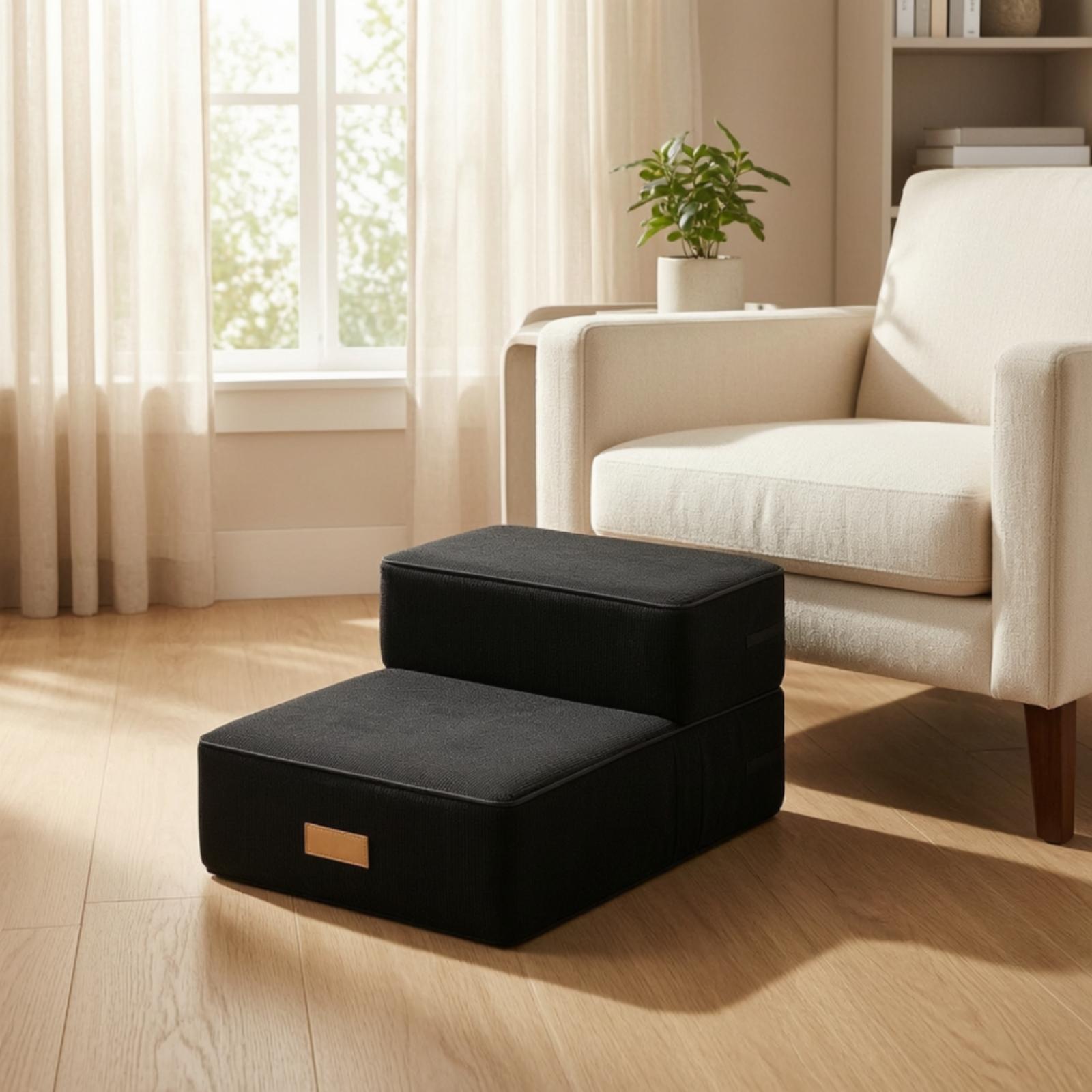 Dog Stair Ramp for Bed with Cu - Pet Beds 评论和价格