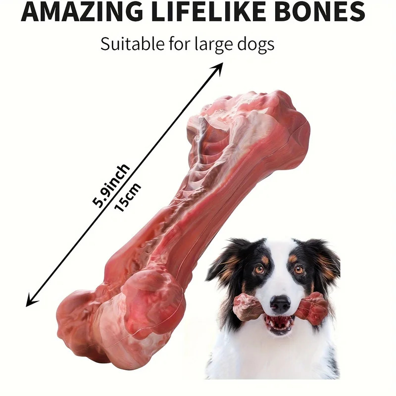 Super Tough Indestructible Dog - Teeth Cleaning Dog Chew Bone 评论和价格