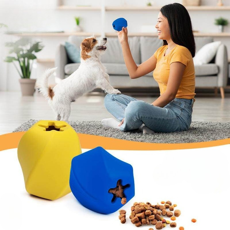 Durable Rubber Dog Treat Dispe - Rubber Treat Dispensing Dog Toy 评论和价格
