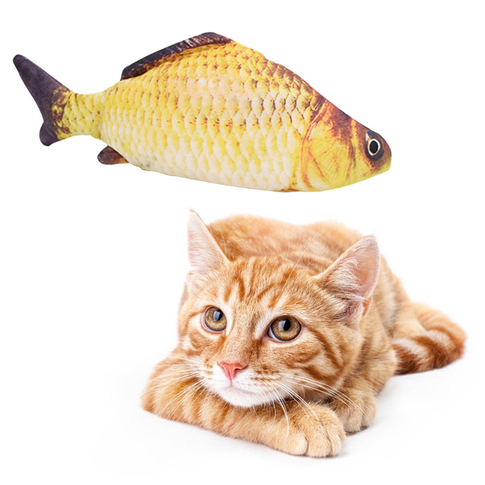 Cat Toys Fish USB Charger Fish - Electric Floppy Fish Dog Toy 评论和价格