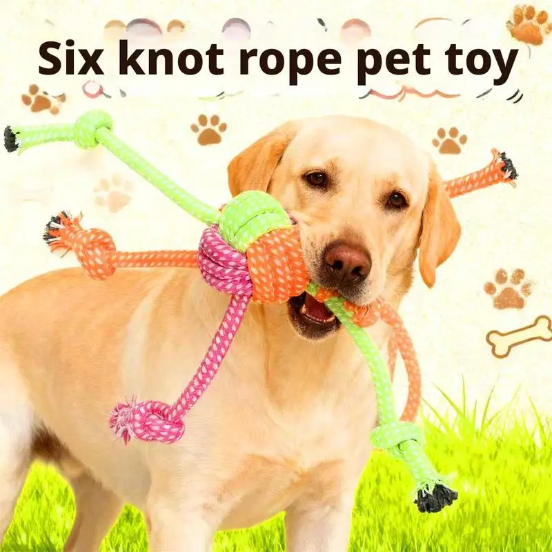 Durable Dog Chew Toy Cotton Ro - Dog Rope Toy Aggressive Chewers 评论和价格
