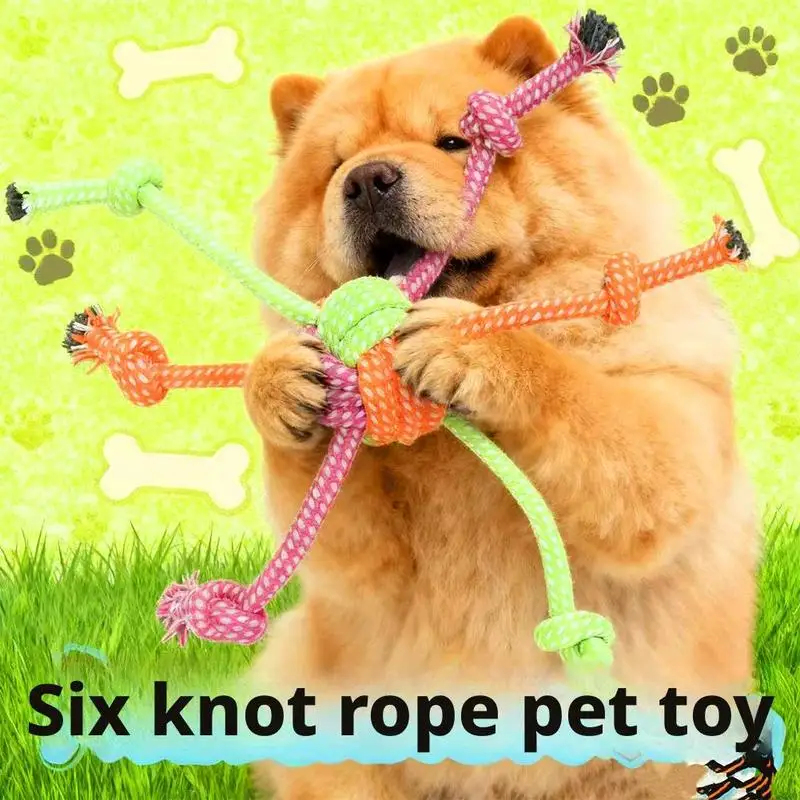 Durable Dog Chew Toy Cotton Ro - Dog Rope Toy Aggressive Chewers 评论和价格