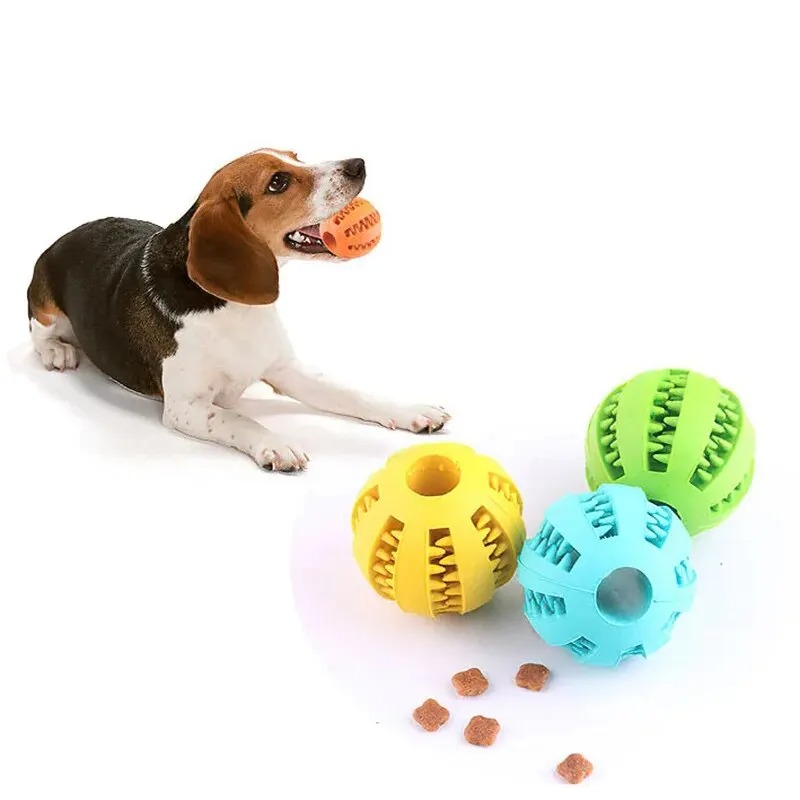 1 Pcs Dog Treat Ball Interacti - Rubber Treat Dispensing Dog Toy 评论和价格
